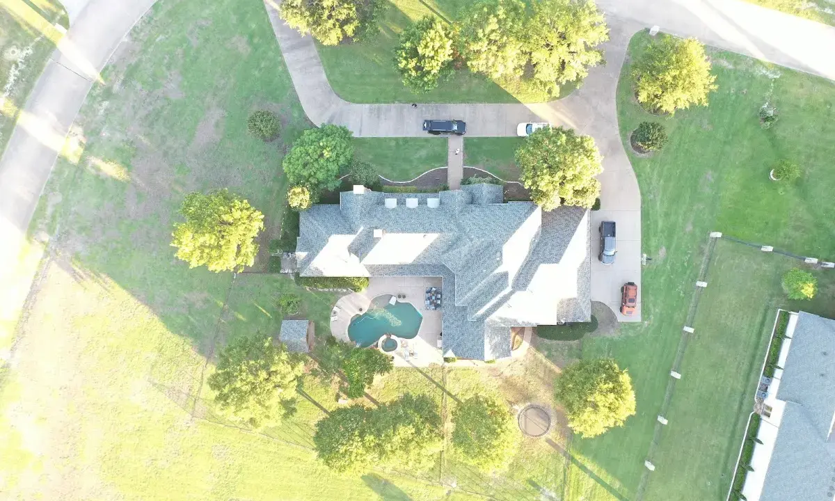 New shingle roof installation on a home in Holdenville